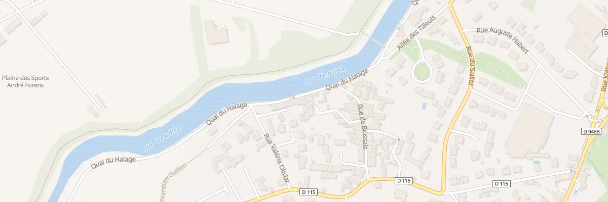 Plan du 53 Quai du halage à Fontenay-le-Comte