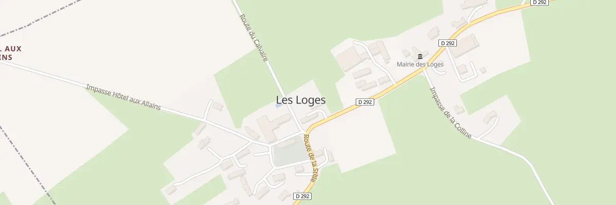 Plan du 5006 Le Bourg aux Loges