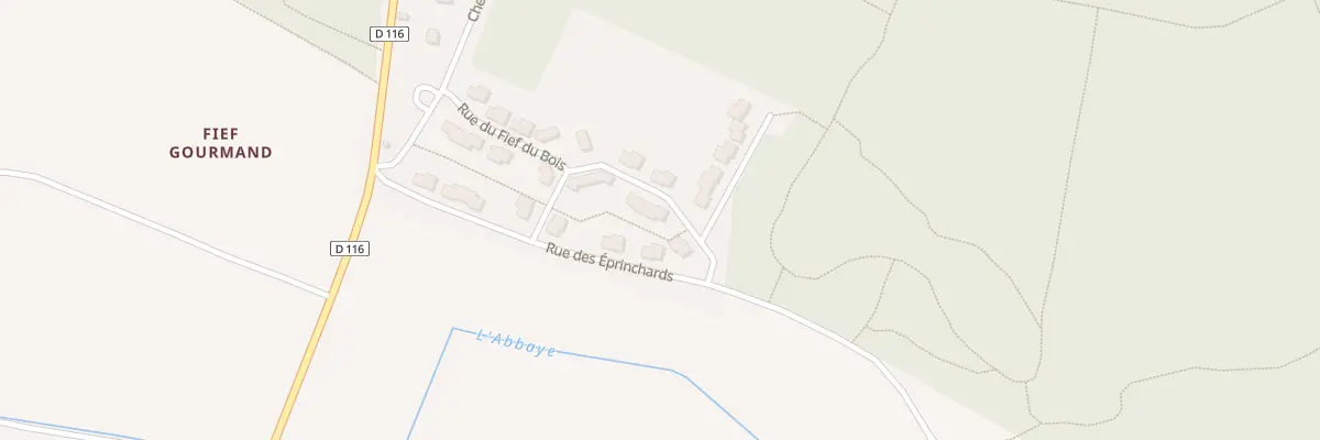 Plan du 12 Rue du Fief du Bois à Benon