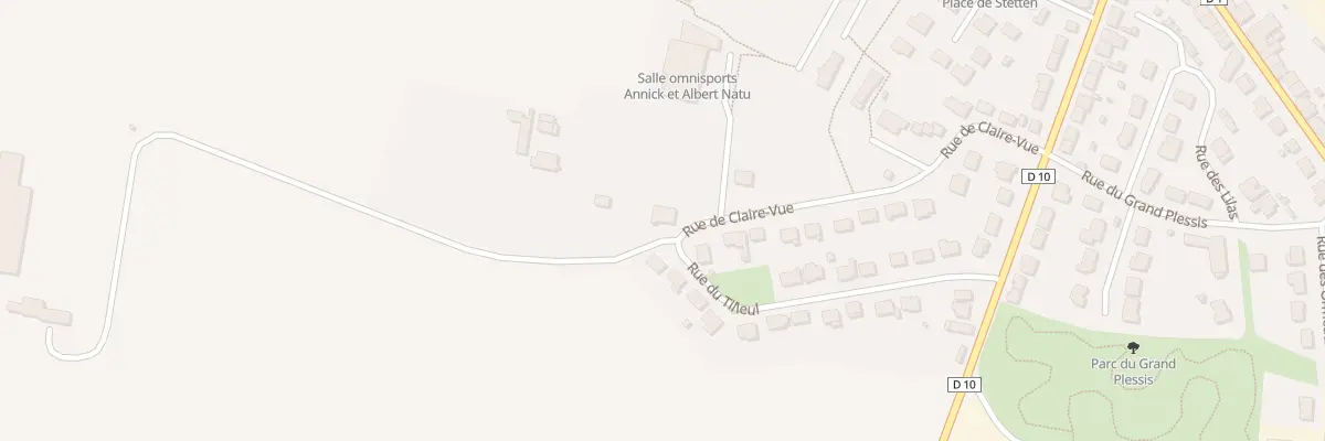 Plan du 14 Rue de Claire-Vue à Quelaines-Saint-Gault