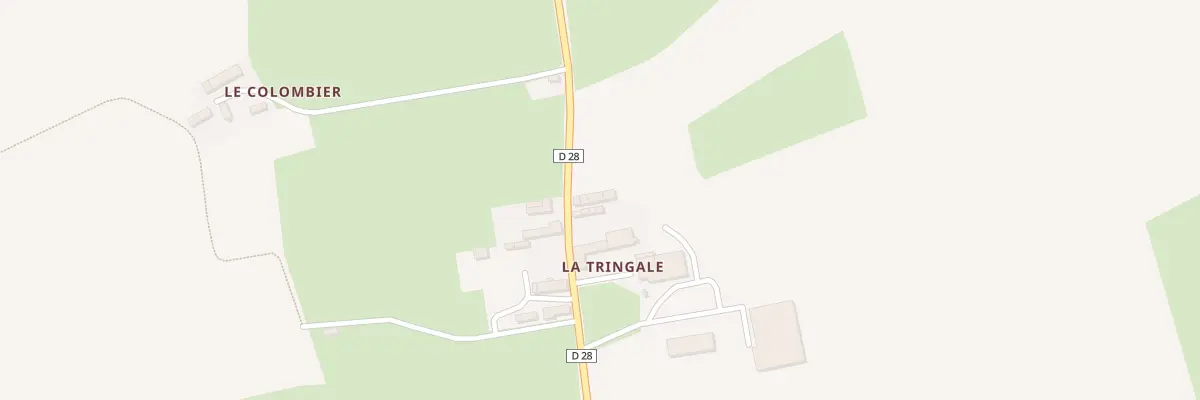 Plan du 812 Rte de Balleroy (Caumont) à Caumont-sur-Aure