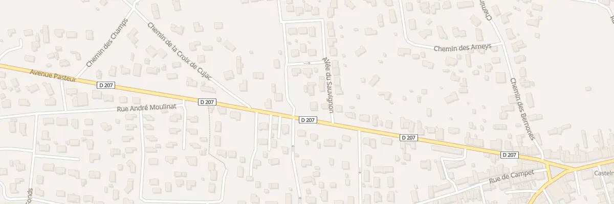 Plan du 51B Av Pasteur à Castelnau-de-Médoc
