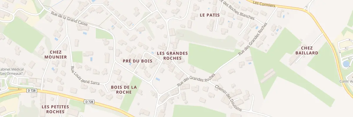 Plan du 1 Che des Roches à Corme-Royal