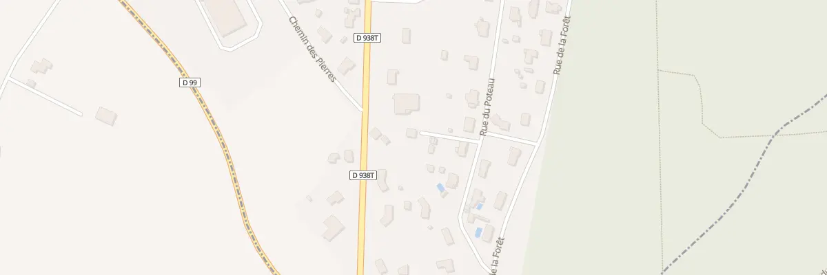 Plan du 28 Rue du poteau à Bourneau