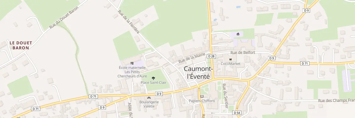 Plan du 11 Rue de la Mairie (Caumont) à Caumont-sur-Aure