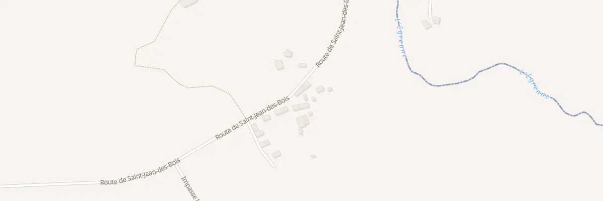 Plan du 16 Frevalet au Fresne-Poret