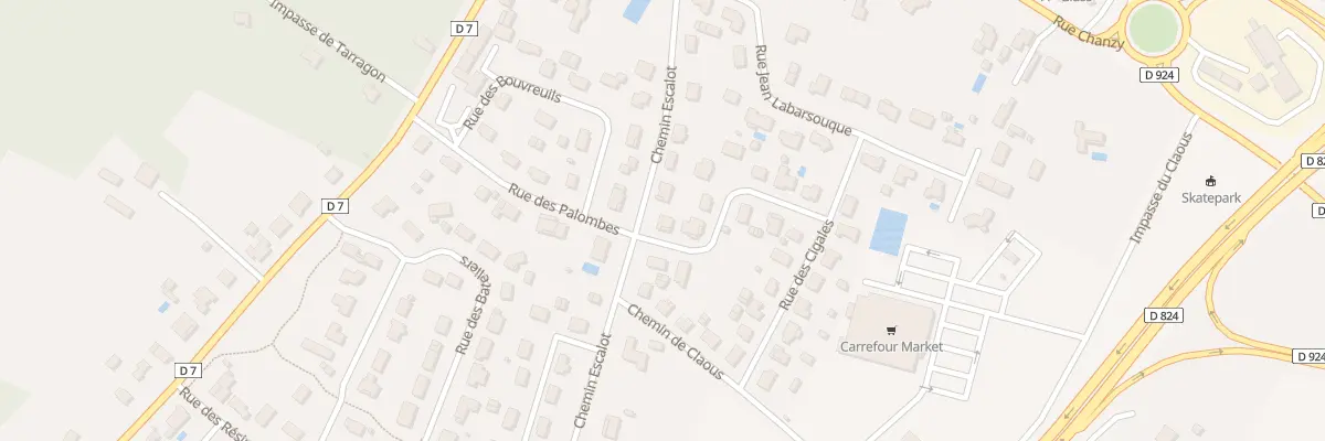Plan du 1 Rue des Cigales à Tartas
