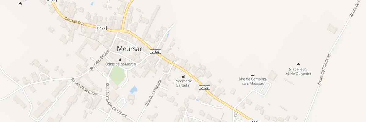 Plan du 21 Rue Principale à Meursac