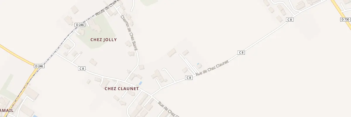 Plan du 14B Rue de Chez Claunet à Épargnes