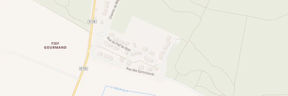 Plan du 11 Rue du Fief du Bois à Benon