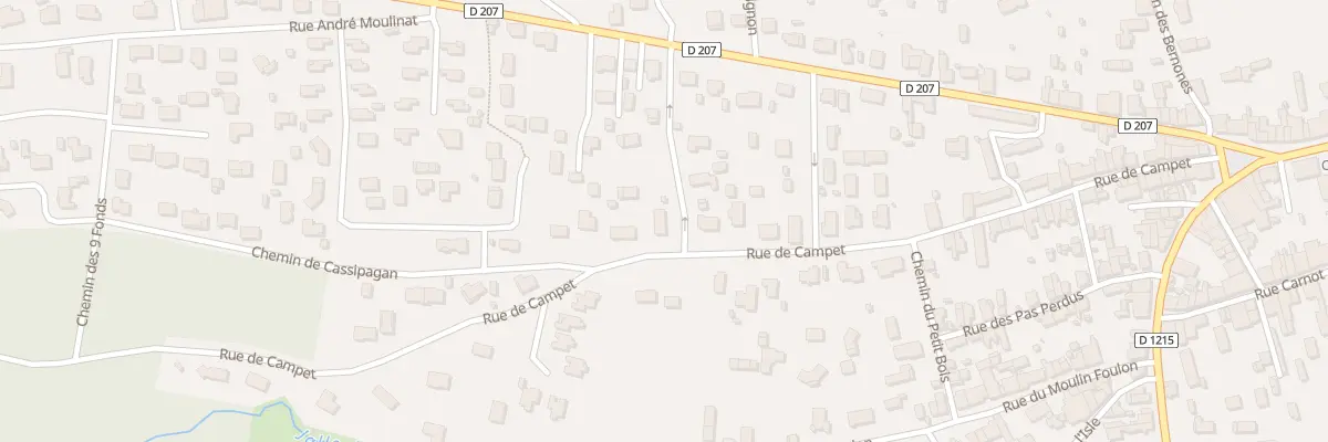 Plan du 41 Rue de Campet à Castelnau-de-Médoc