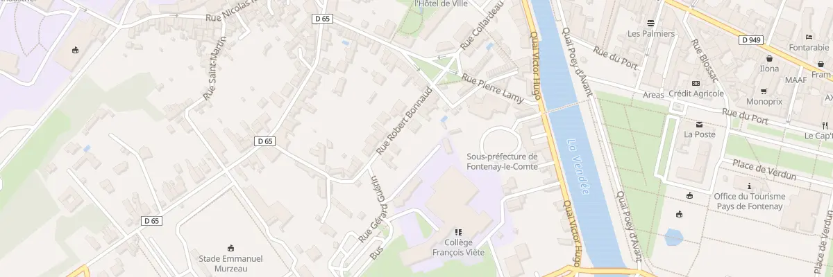 Plan du 7 Rue robert bonnaud à Fontenay-le-Comte