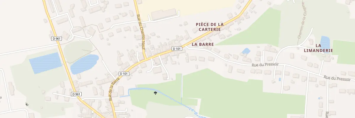 Plan du 44 Rue de la Barre à Erdre-en-Anjou
