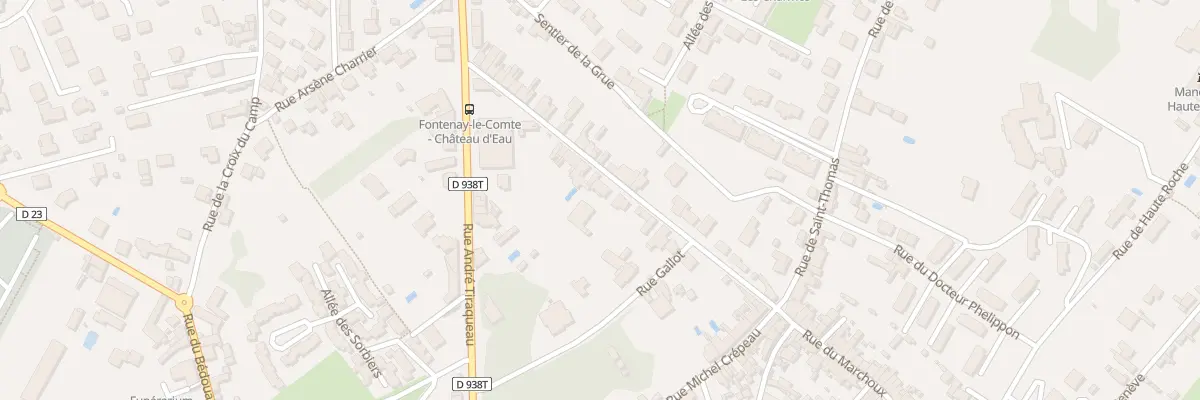 Plan du 23 Rue du château d’eau à Fontenay-le-Comte