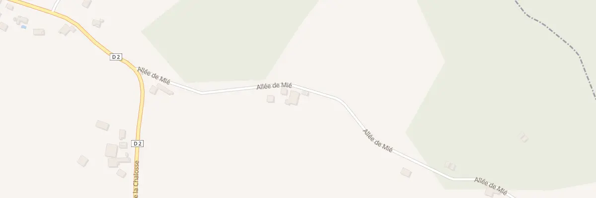 Plan du 300 All de Mié à Baigts