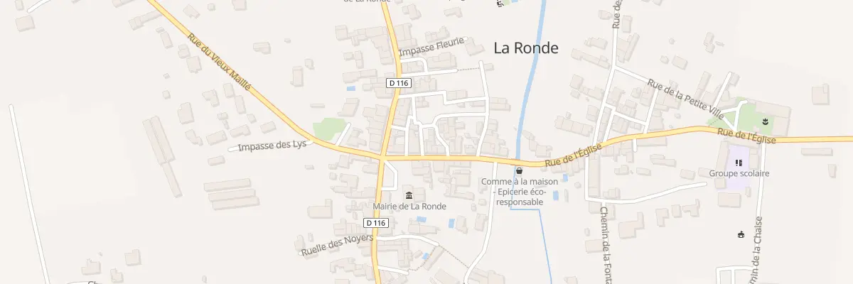 Plan du 5 Rue de l’Eglise à La Ronde
