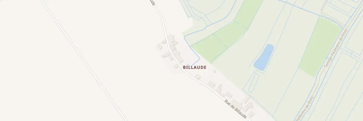Plan du 168 Rue de billaude à Doix lès Fontaines