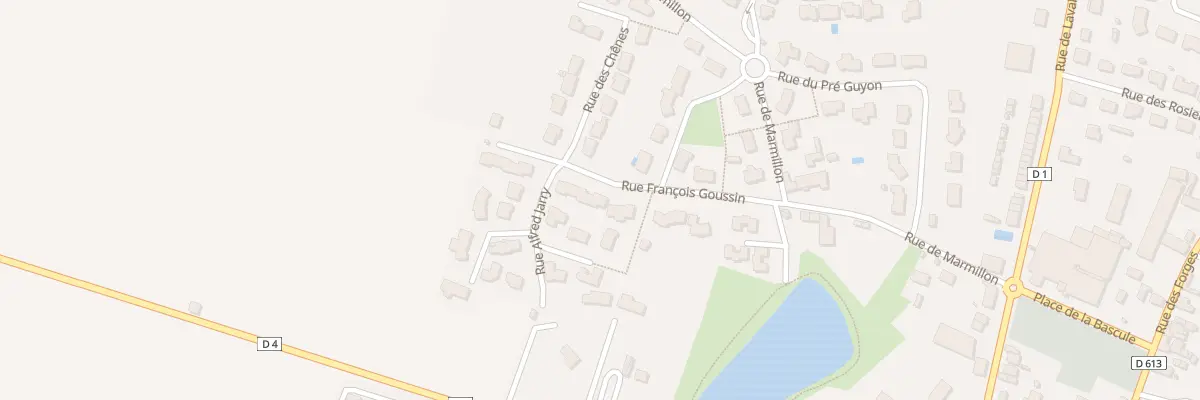 Plan du 7 Rue Francois Goussin à Quelaines-Saint-Gault