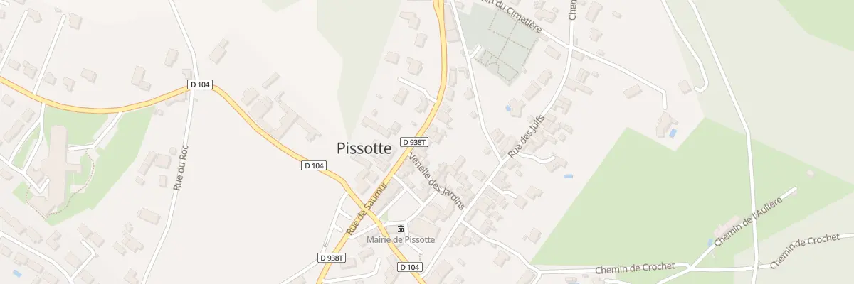 Plan du 62 Rue de saumur à Pissotte