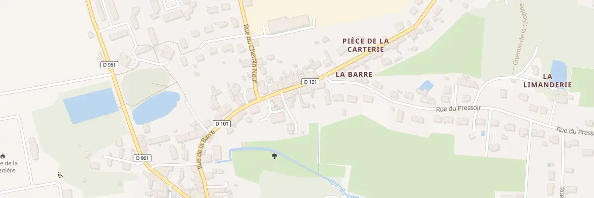 Plan du 36 Rue de la Barre à Erdre-en-Anjou