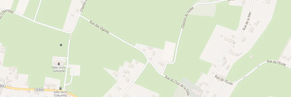 Plan du 12 Rue des Vignets (Ste Honorine) à Aure sur Mer