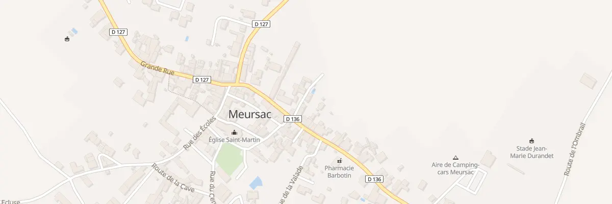 Plan du 2 Rue des Jardins à Meursac