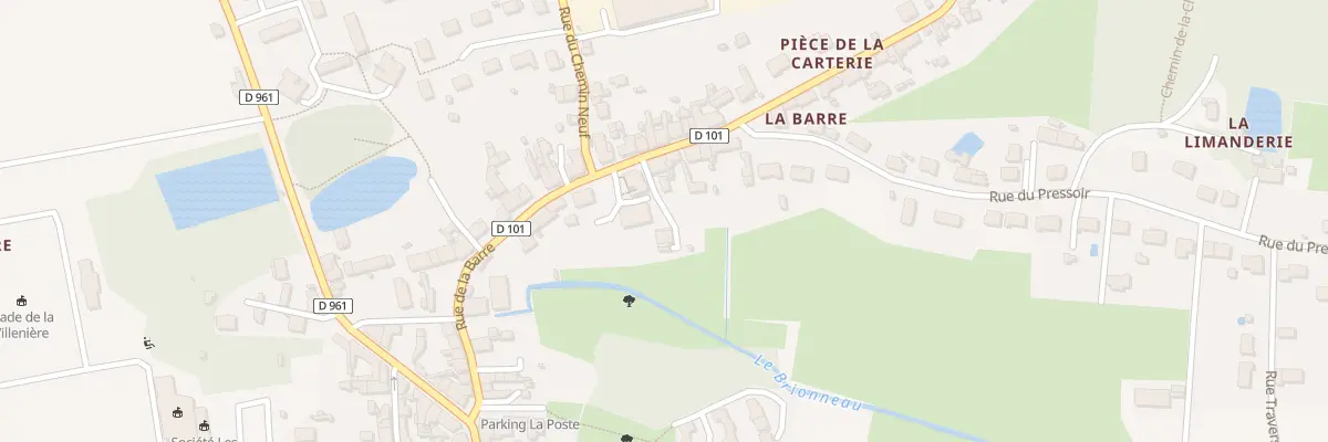 Plan du 30 Rue de la Barre à Erdre-en-Anjou