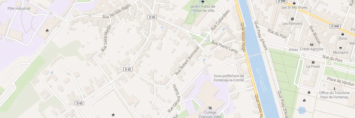 Plan du 8 Rue robert bonnaud à Fontenay-le-Comte