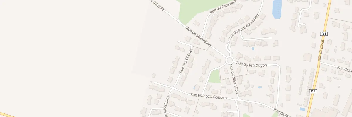 Plan du 7 Rue des Chênes à Quelaines-Saint-Gault