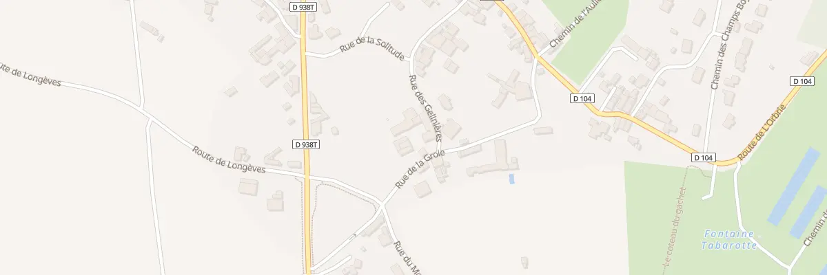 Plan du 1 Rue de montalembert à Pissotte