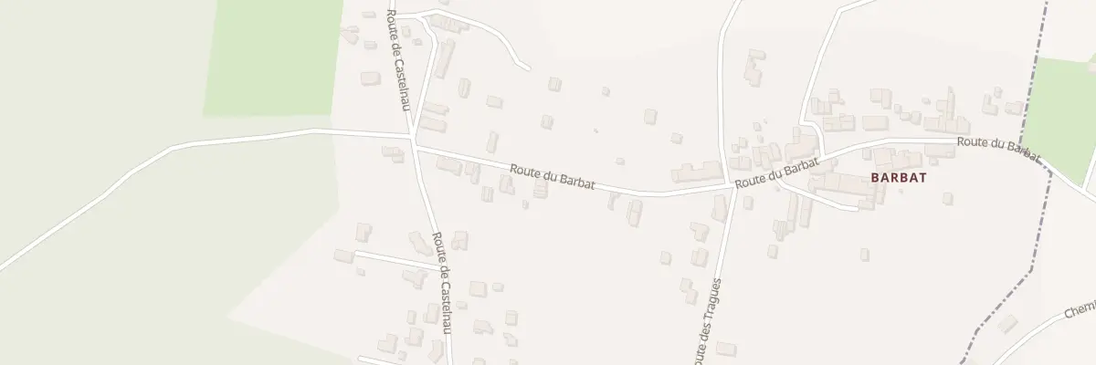 Plan du 9 Rte de Barbat à Listrac-Médoc