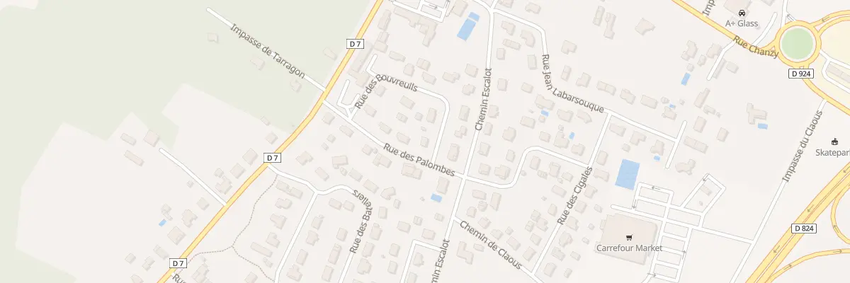 Plan du 10 Rue des Bouvreuils à Tartas