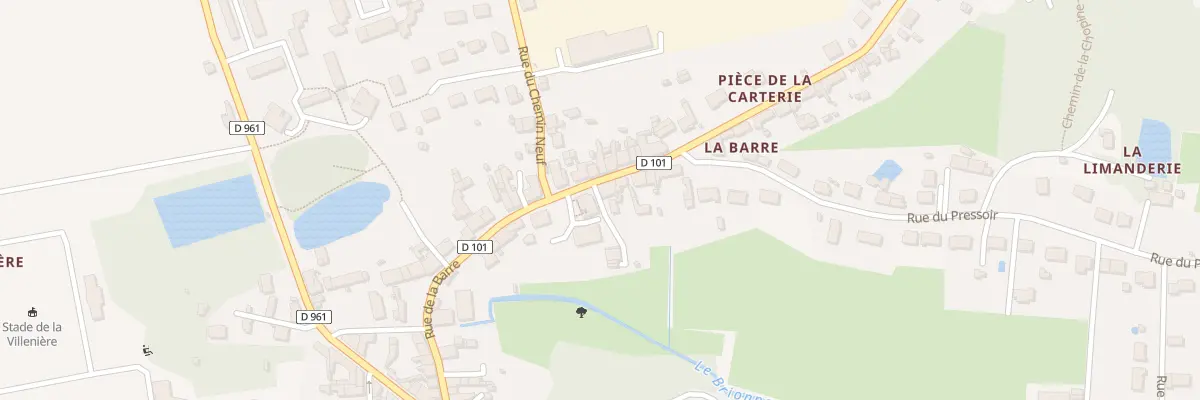 Plan du 32 Rue de la Barre à Erdre-en-Anjou