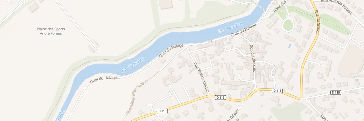 Plan du 7 Rue valérie olivier à Fontenay-le-Comte