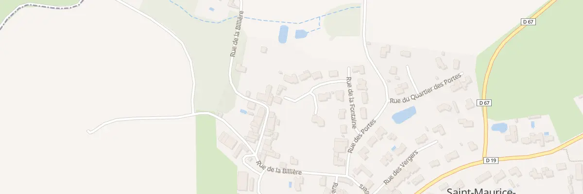 Plan du 5074 La Billiere à Saint-Maurice-le-Girard