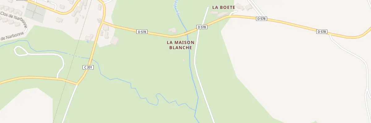 Plan de Rte de L’Huisserie à Montigné-le-Brillant