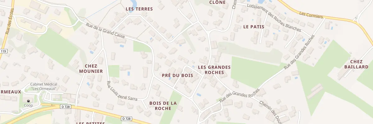 Plan du 3R Che du Clône à Corme-Royal