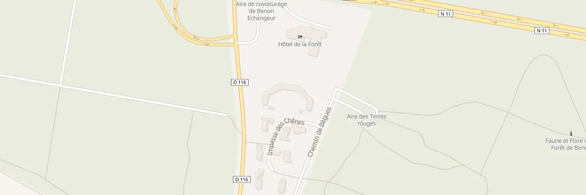 Plan du 10 Imp des Chenes à Benon