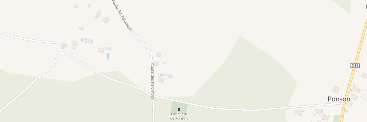 Plan du 3917 Rte des Palombes à Carcen-Ponson