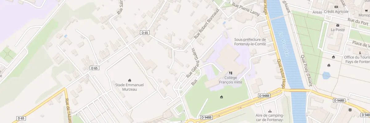 Plan du 23 Rue robert bonnaud à Fontenay-le-Comte