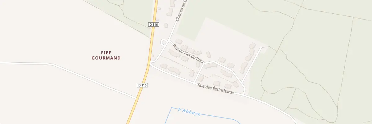 Plan du 6 Rue du Fief du Bois à Benon