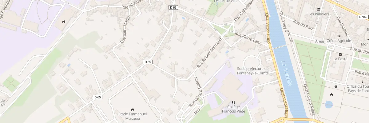 Plan du 16 Rue robert bonnaud à Fontenay-le-Comte