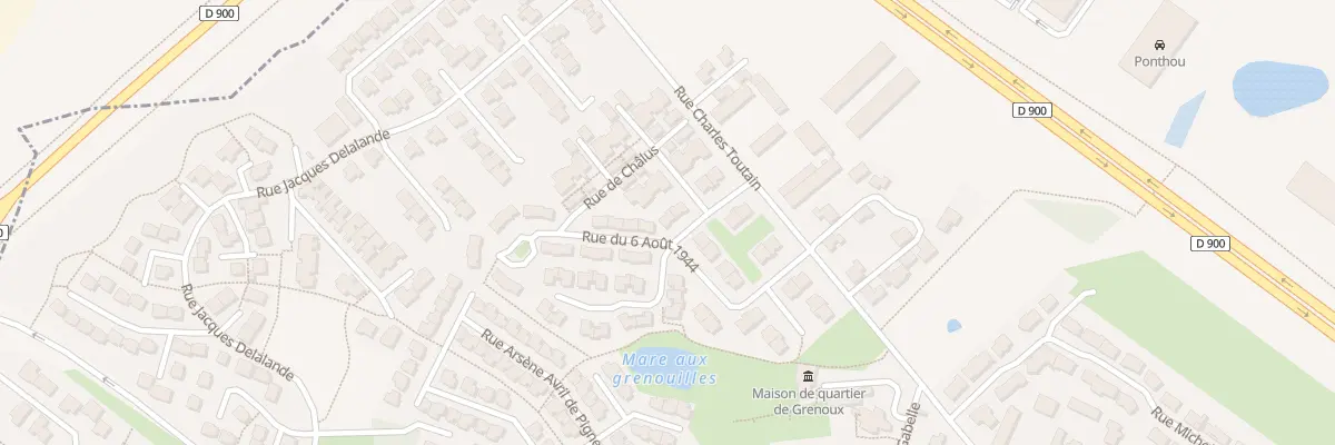 Plan du 8 Rue le Bourdais Durocher à Laval