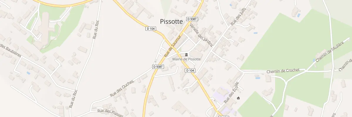 Plan du 4 Rte de l’Orbrie à Pissotte