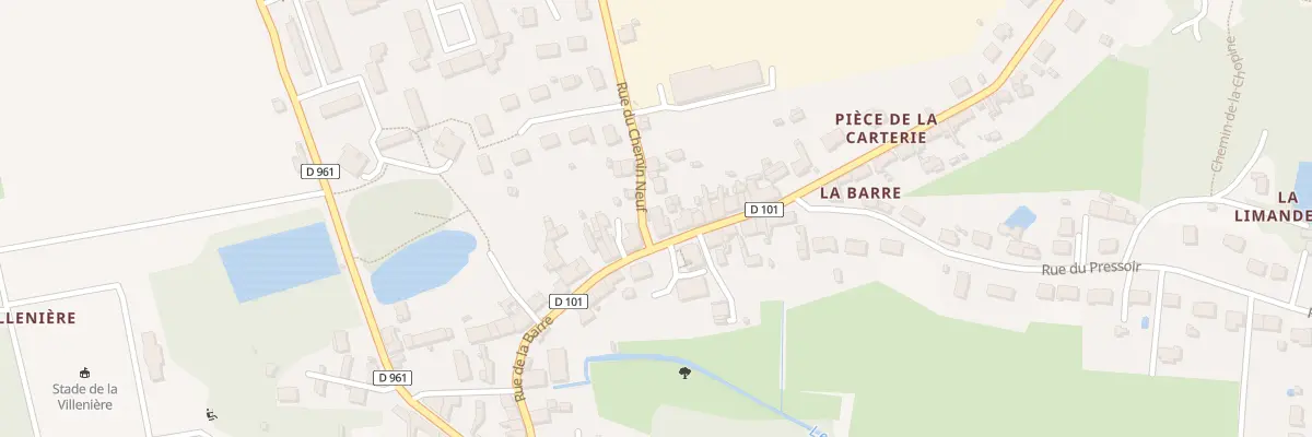 Plan du 35 Rue de la Barre à Erdre-en-Anjou