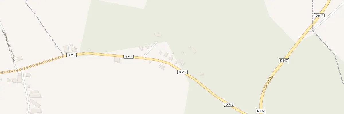 Plan du 334 Rte de Saint-Girons à Saint-Boès