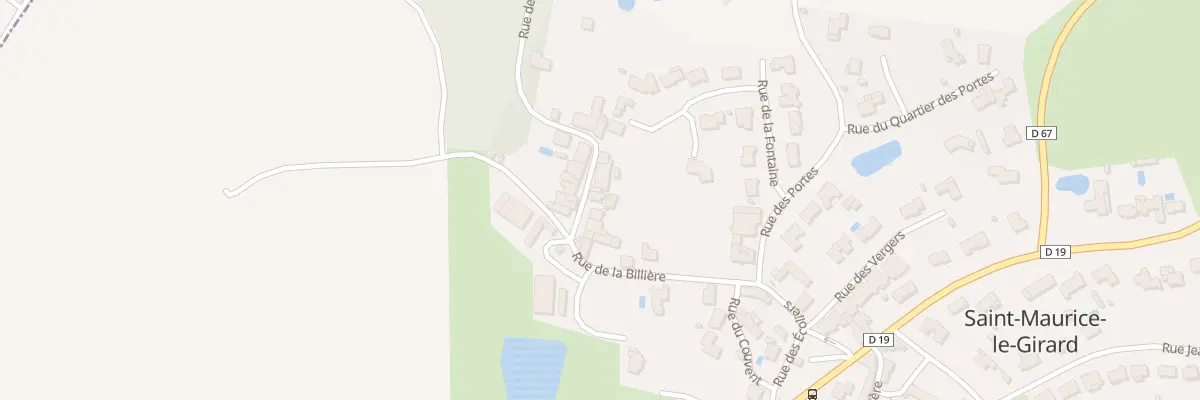 Plan du 5071 La Billiere à Saint-Maurice-le-Girard