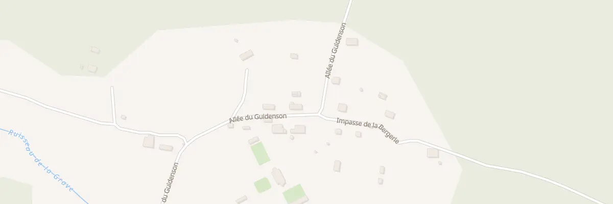 Plan du 1371 All du Guidenson à Commensacq