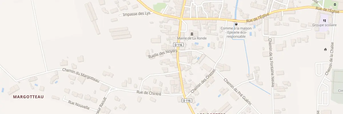 Plan du 16 Rue de la Mairie à La Ronde