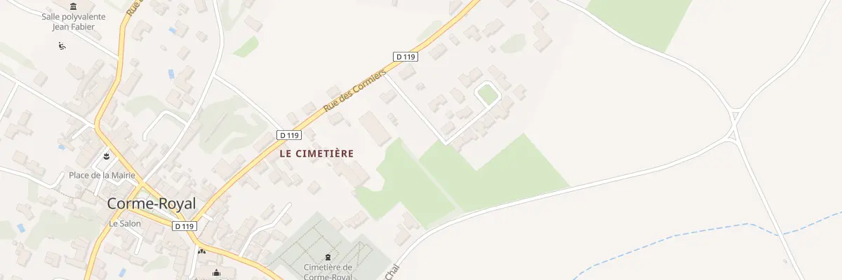 Plan du 38 Rue des Cormiers à Corme-Royal